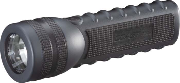 Coast LED Torch Black - Rechargeable 2000 lm, 197 mm
