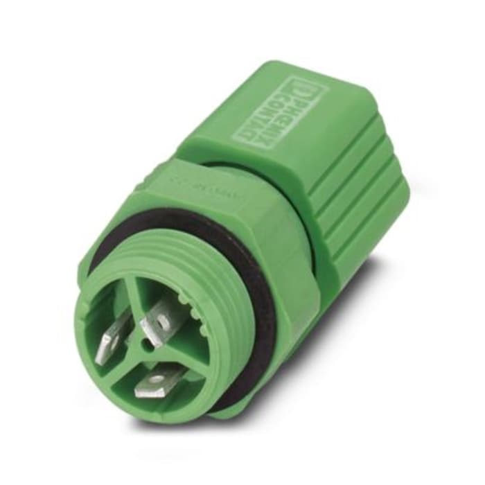 Phoenix Contact Circular Connector, 3 Contacts, Front, M25 Connector, Plug, IP68, IP69K