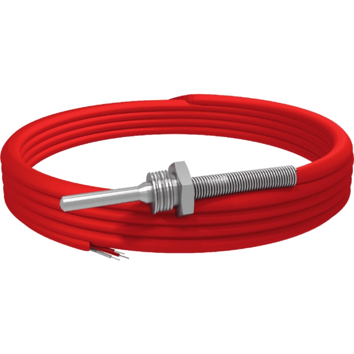 Sensor de temperatura PT100 Emko, sonda: Ø 6mm, long. 50mm, temp. -50°C → +200°C