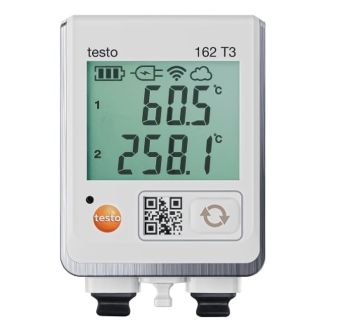 0572 1623 Testo | Testo TESTO 162 T3 Temperature Data Logger Data ...