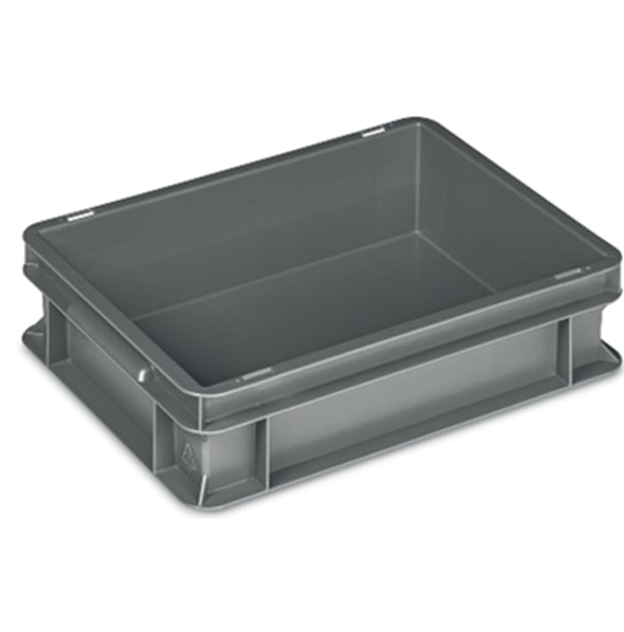 RS PRO | RS PRO Polypropylene Storage Container, 300 mm x 400 mm x 100 ...