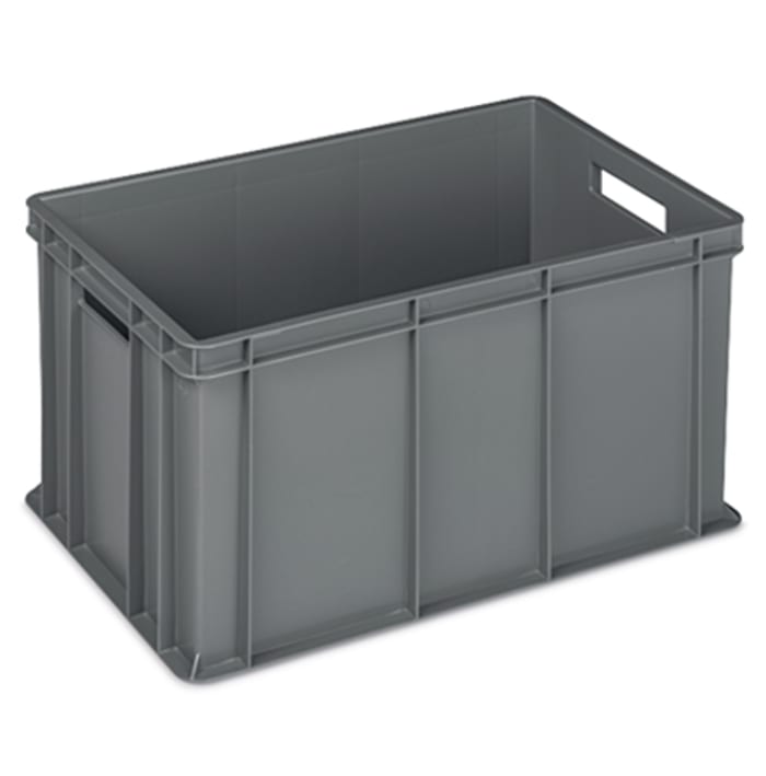 RS PRO | RS PRO Polypropylene Storage Container, 600 mm x 400 mm x 320 ...