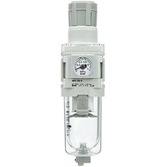 SMC AW20 Filter Regulator, 5 μm, 1/4 in, Automatic, 1 Mpa, AW20-N02-D