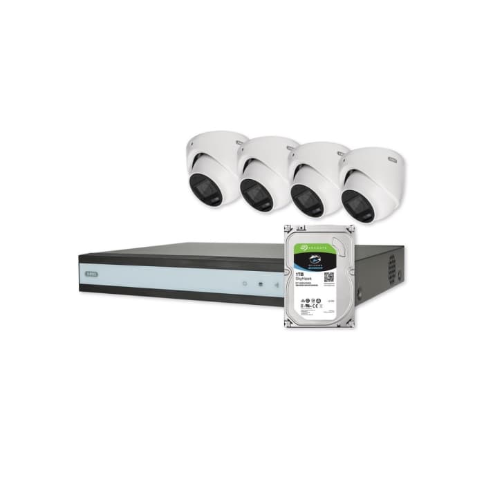 Caméra de surveillance intérieure / extérieure ABUS Security-Center, 4 mégapixels