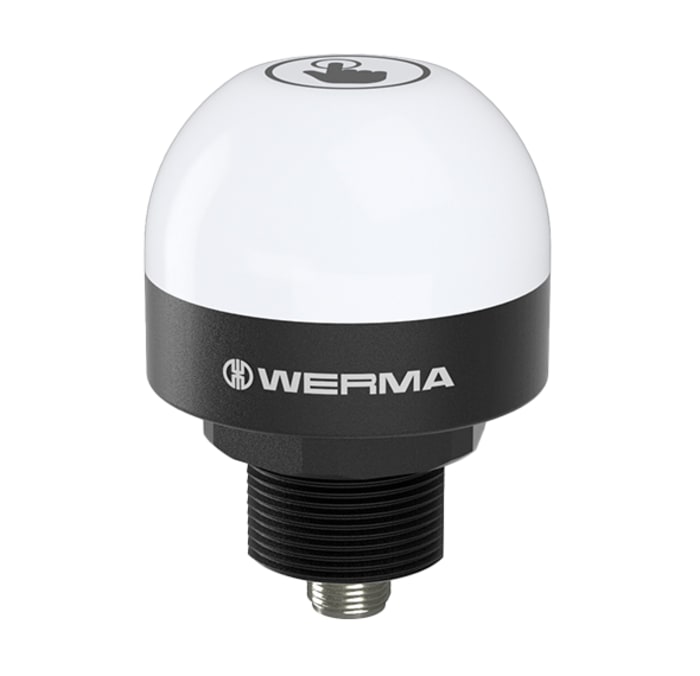 Werma 240 Series Permanent Beacon 24V, LED Bulb Built-In, IP65, IP69K