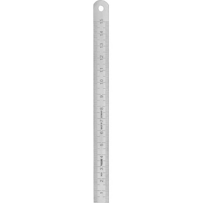 1012010100 Vogel | Vogel 10 mm Stainless Spring Steel Ruler Metric ...