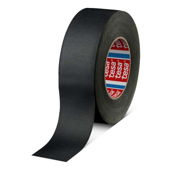 Tesa 04541-00020-00 Cloth Tape, 50m x 50mm, Black