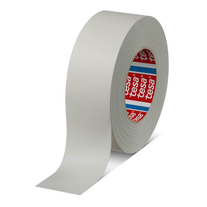 Tesa 04671-00001-00 White Acrylic Coated Gaffa Tape, 50mm x 50m, 0.28mm Thick