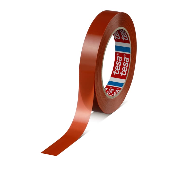 Tesa 04287-00338-00 Orange Packing Tape, 66m x 19mm