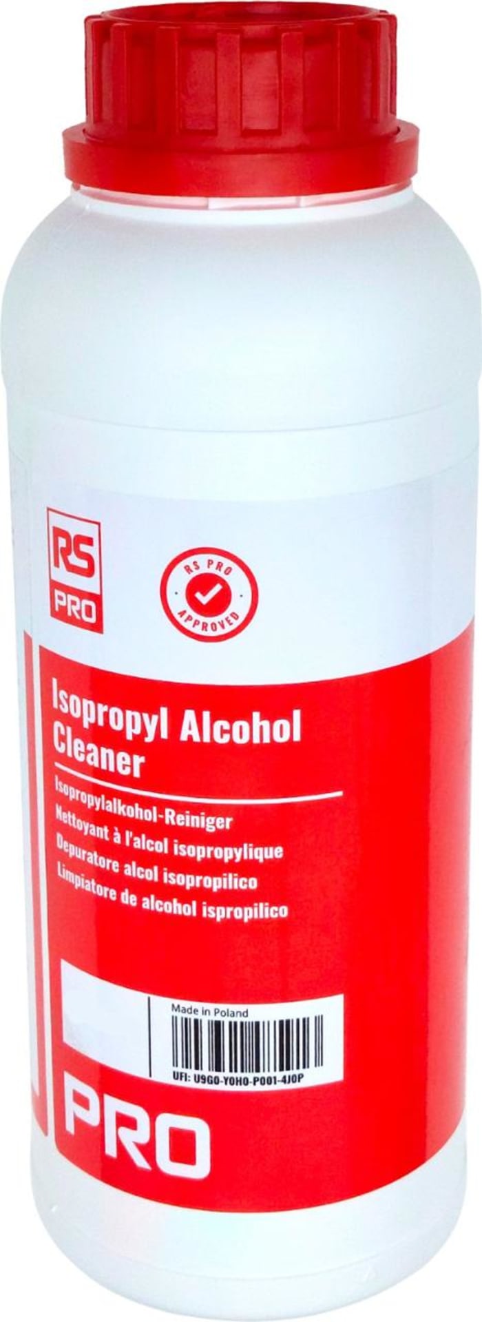 RS PRO Isopropyl Alcohol 1 L Bottle