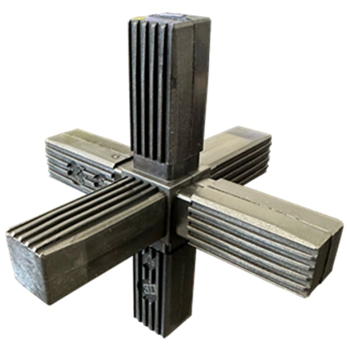 RS PRO Tube Connector, Connection Component, Strut Profile 25 mm, Groove Size 25 mm