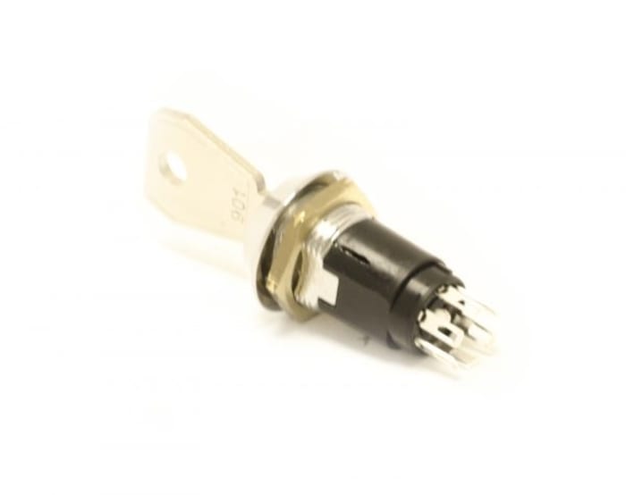 Lorlin Key Switch, DP-CO, 1 A @ 24V ac dc / 115V ac 2-Way Common-Key