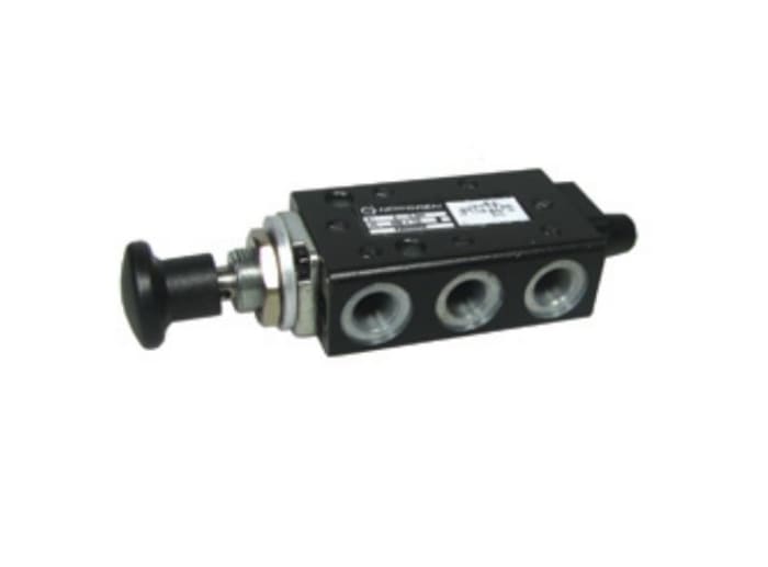 Norgren Knob 5/3 Pneumatic Manual Control Valve X30 Series, G 1/4, 1/4in, III B