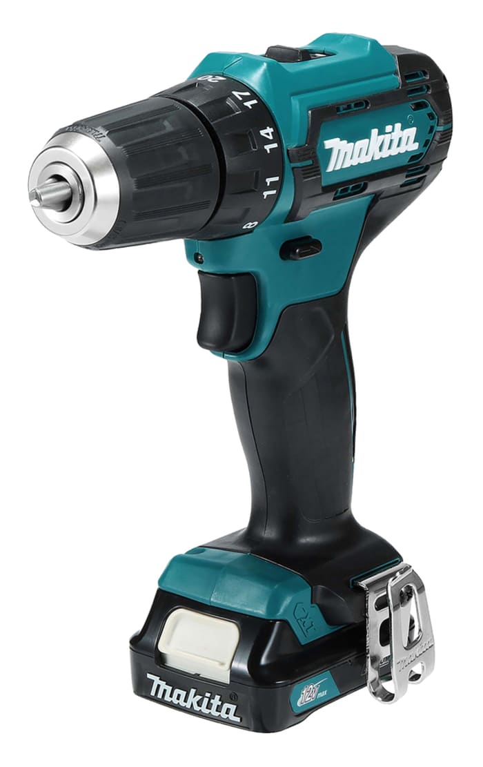 Makita CXT Keyless 12V Cordless Drill Driver Li-Ion, Type G - British 3-Pin