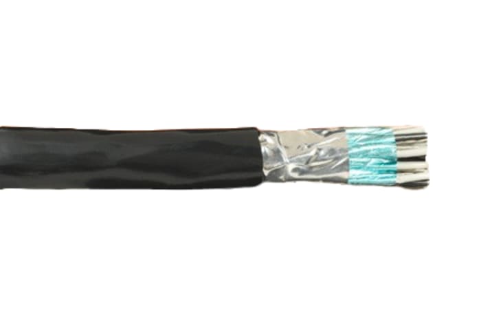 Alpha Wire Alpha Essentials Communication & Control Series Data Cable, 9 Pairs, 18 Cores, 0.35 mm², Screened, 22 AWG,
