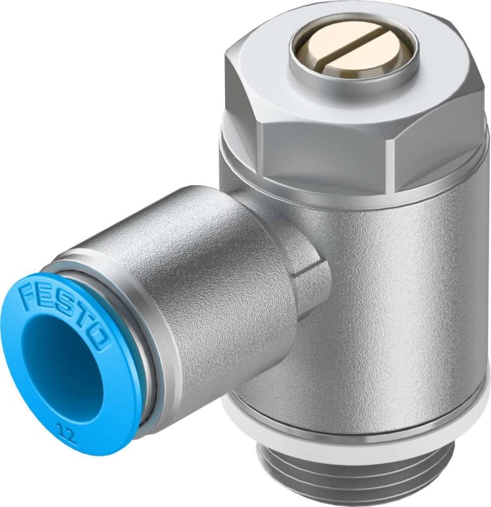 GRLA-1/2-QS-12-D Festo | Festo GRLA Series Flow Controller Exhaust ...