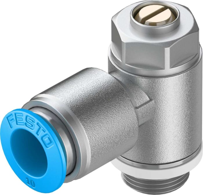 GRLA-1/4-QS-10-D Festo | Festo GRLA Series Flow Controller Exhaust ...