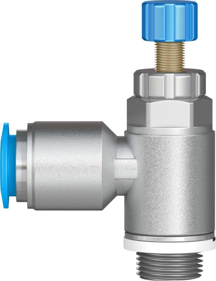 GRLA-1/4-QS-10-RS-D Festo | Festo GRLA Series Flow Controller Exhaust ...