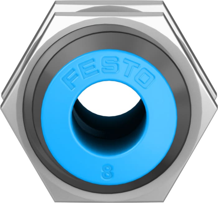 QSS-8 Festo | Festo QSS Series Bulkhead Tube-to-Tube Adaptor