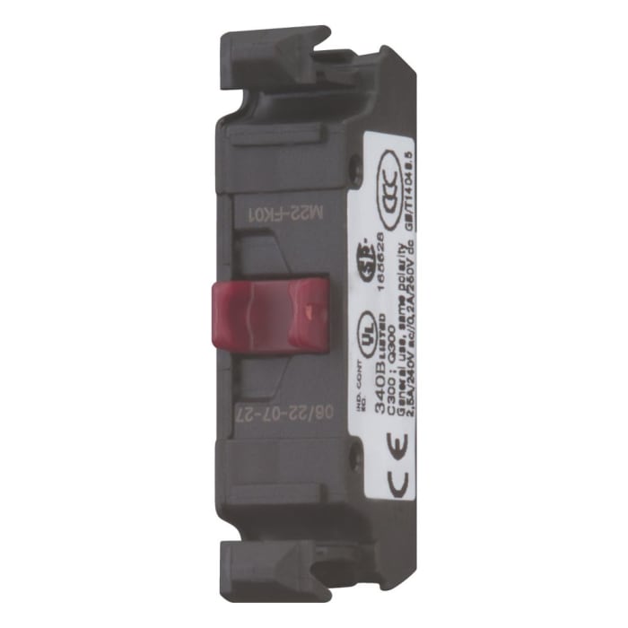 Eaton RMQ Titan M22 Series Contact Block, 230 V ac, 24V dc, 1NC