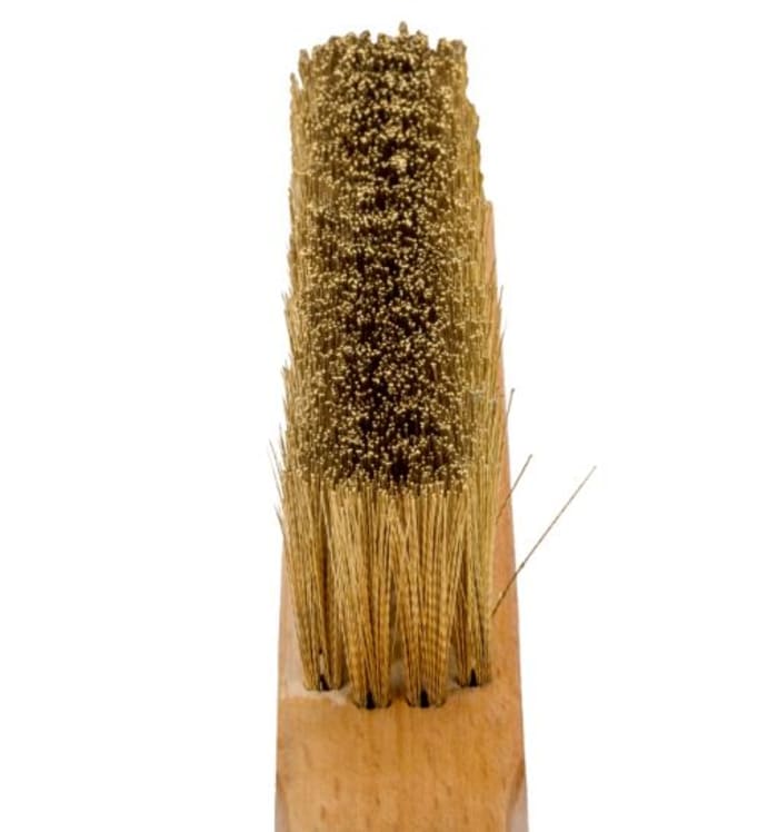 NS804-290 Bahco, Bahco Wood 28mm Brass Wire Brush, For Cleaning Metallic  Surfaces, 124-8352