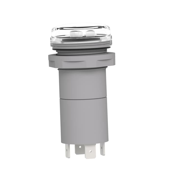 Schneider Electric, Harmony, Panel Mount Green, Red, Yellow LED Pilot Light, 30mm Cutout, IP67, Round, 400V