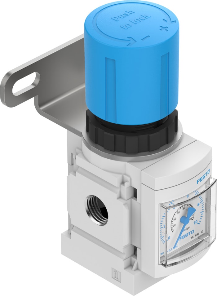 MS4-LR-1/8-D6-WR Festo | Festo MS Series Pneumatic Regulator G 1/8 ...