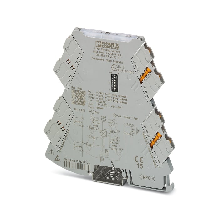 2905026 Phoenix Contact | Phoenix Contact MINI MCR-2-UNI-UI-2UI Series ...