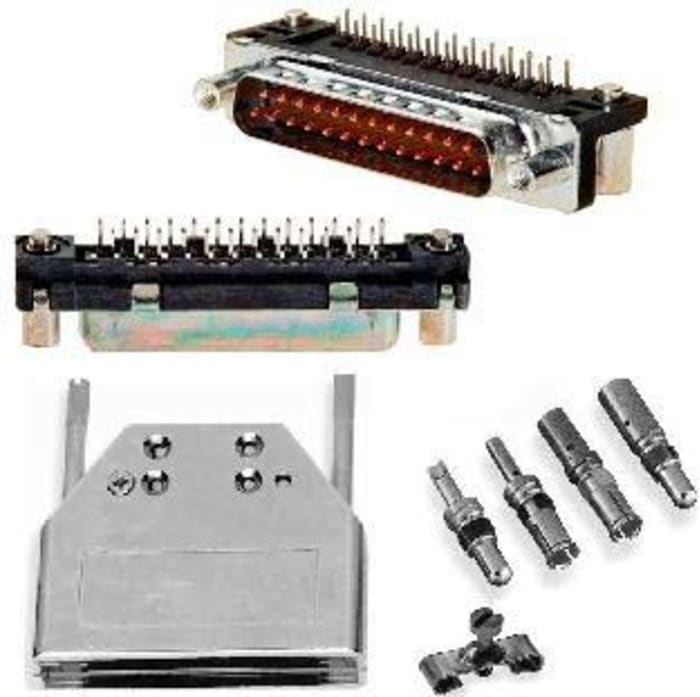 Connecteur Sub-D Mâle Amphenol Communications Solutions 9 voies Montage sur câble Droit
