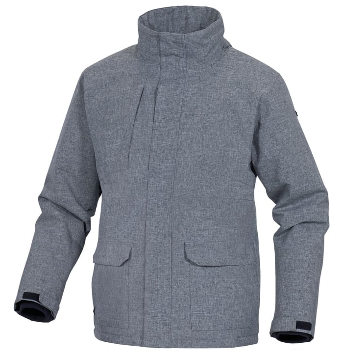 Delta Plus Grey, Water Resistant Parka Jacket, L