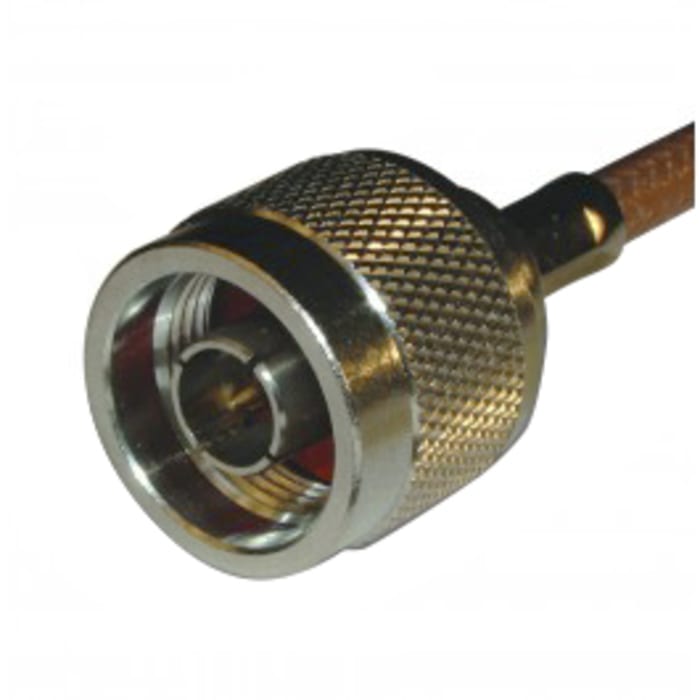Amphenol RF, Plug Cable Mount N Connector, 50Ω, Crimp Termination, Straight Body