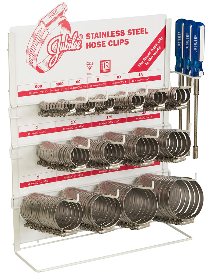 Jubilee 140 Piece Stainless Steel P-Clip Kit