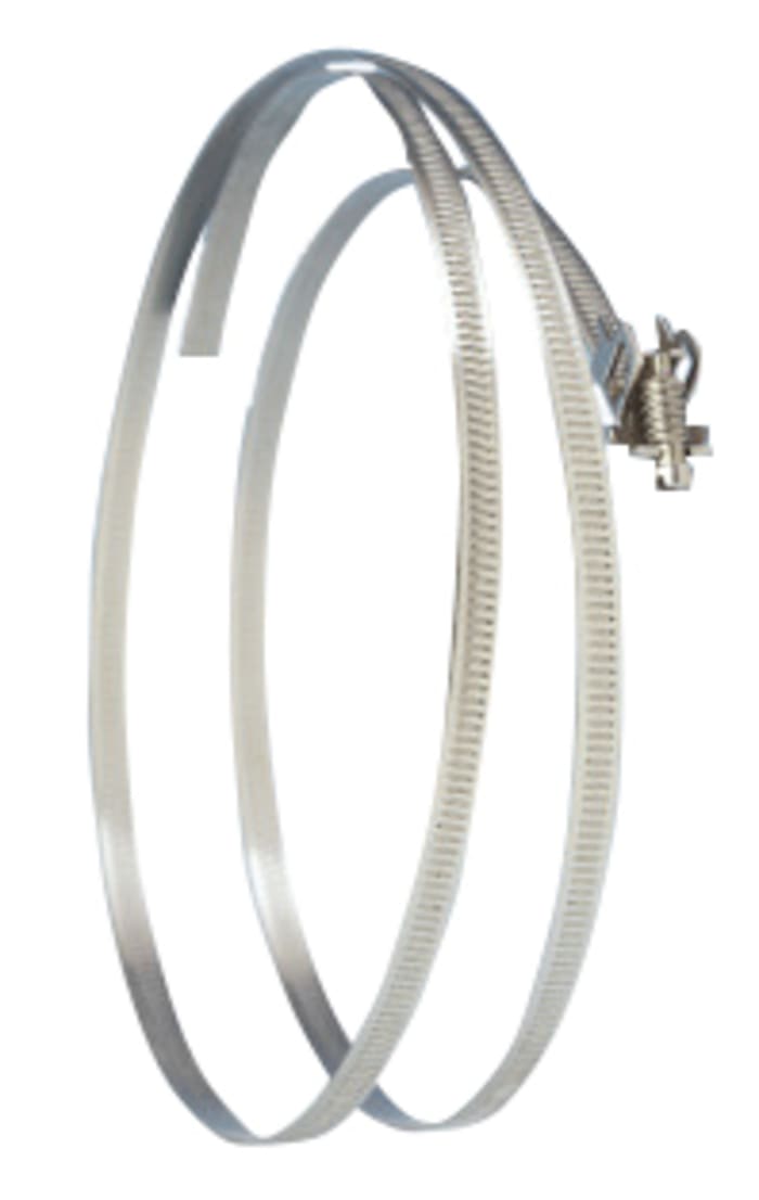 FLS300SS Jubilee Jubilee Stainless Steel Slotted Screw Quick Release Strap, 7mm Band Width, 50