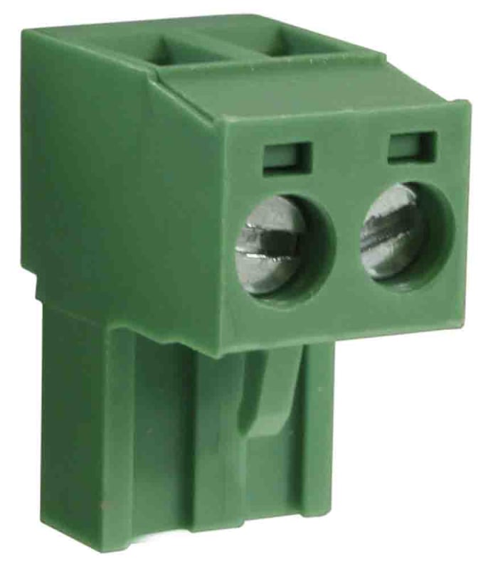 RS PRO, 5mm Pitch, 4 Way, , Pluggable Terminal Block, Plug, Through Hole, Screw Termination
