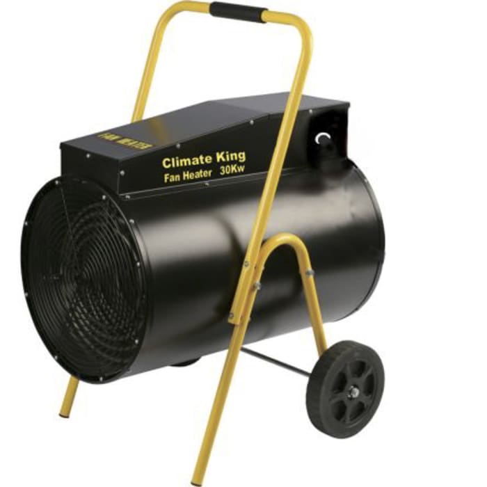 Climate King 30kW Fan Fan Heater, Portable, 415 V BS4343/IEC60309