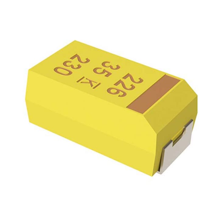 KEMET 470μF MnO2 Tantalum Capacitor 6.3V dc, T491 Series