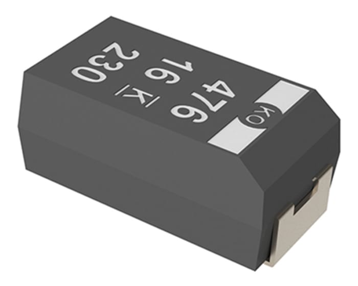 KEMET 330 μF Surface Mount Polymer Capacitor, 6.3 V