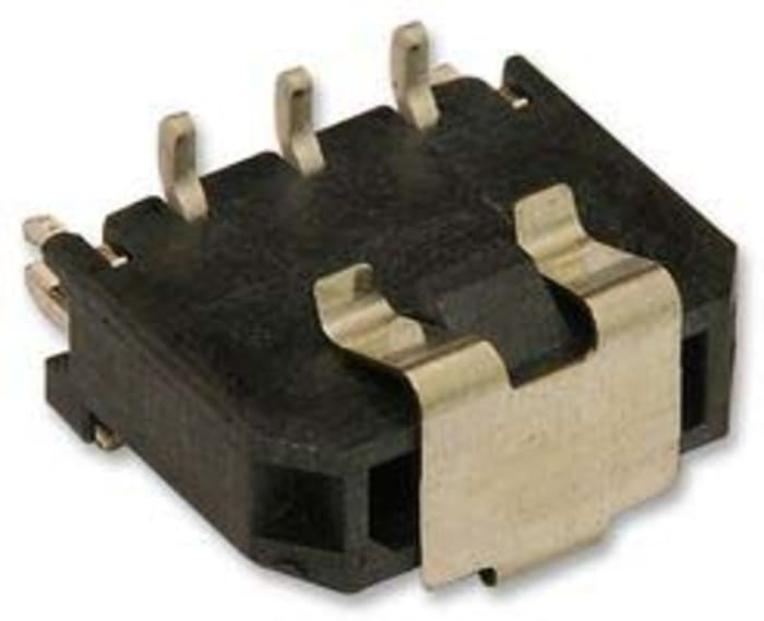 Molex Micro-Fit Series Straight Surface Mount PCB Header, 3 Contact(s), 3.0mm Pitch, 1 Row(s), Shrouded