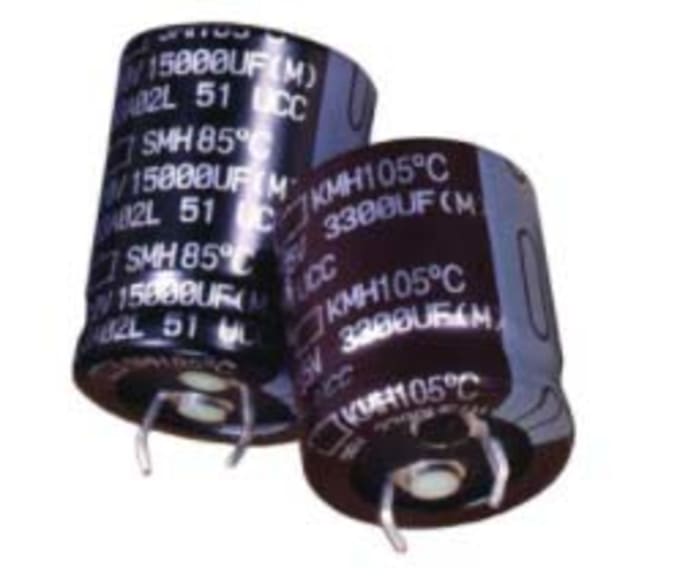 Nippon Chemi-Con 6800μF Aluminium Electrolytic Capacitor 35V dc, Snap-In - EKMH350VSN682MP40S