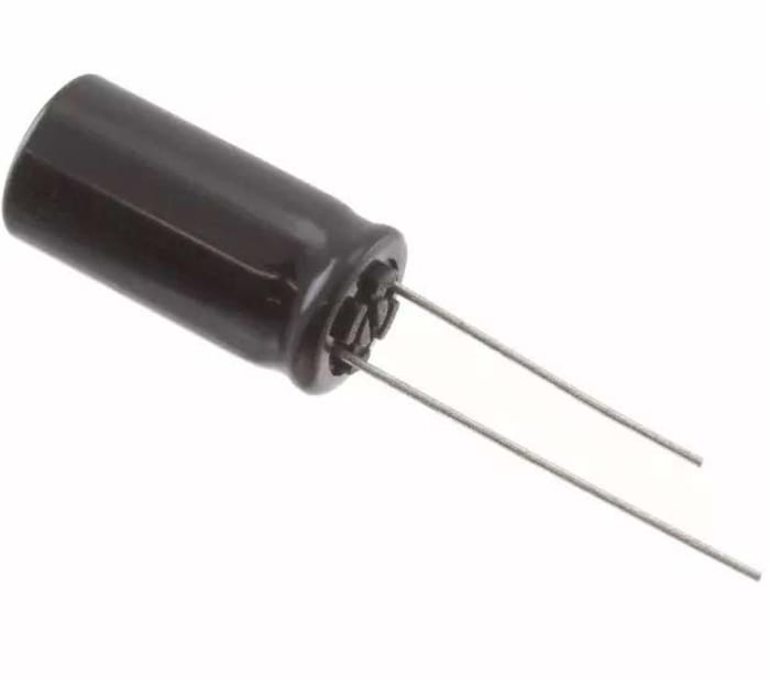 Panasonic 330 μF Capacitor 50 V dc, Radial, Through Hole Radial Lead