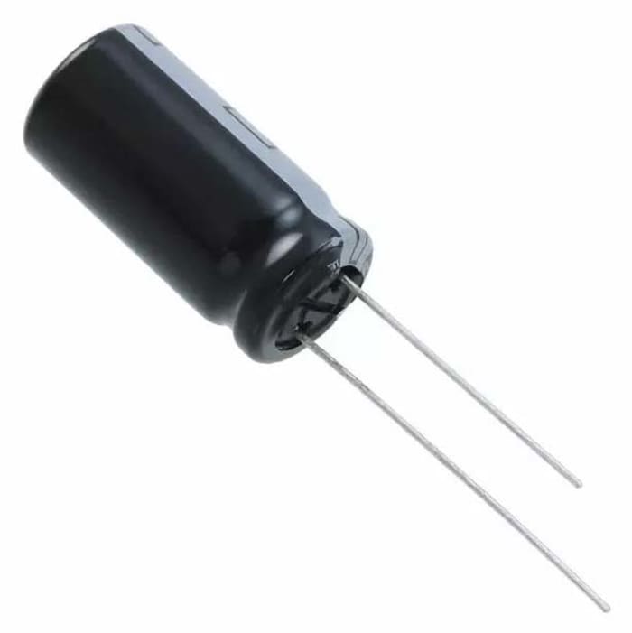 Panasonic 680 μF Capacitor 50 V dc, Radial, Through Hole Radial Lead