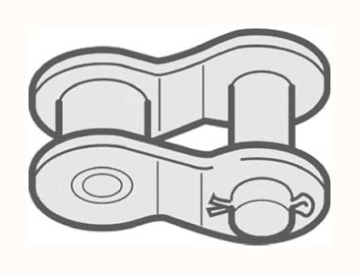Renold 10B-1 Connecting Link Steel Roller Chain Link