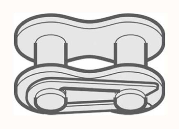 Renold 16B-1 Connecting Link Steel Roller Chain Link