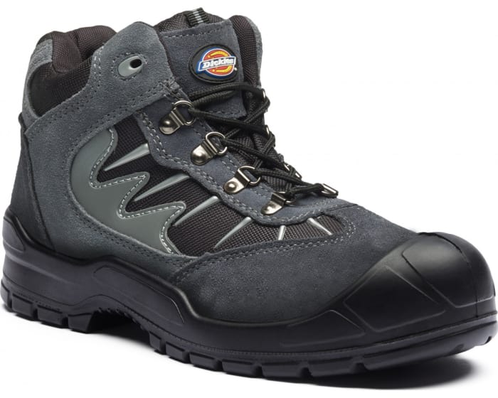 Bottes de sécurité Dickies Storm II, T 42, Gris, S1P, SRC, antistatiques