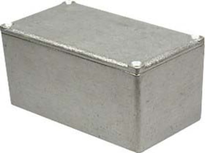 Boîtier RS PRO en Fonte d'aluminium, 187 x 118 x 81.7mm, Gris