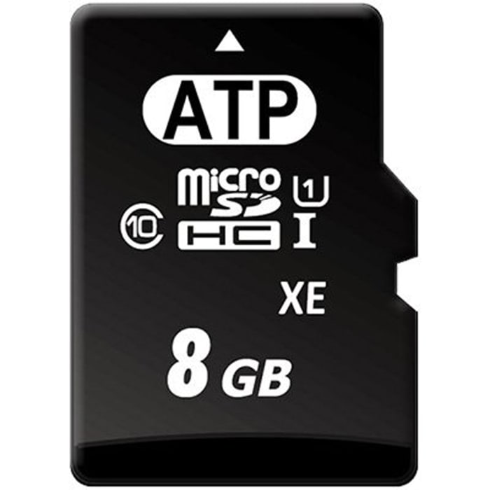ATP Industrial Grade 8 GB MicroSDHC microSD, Class 10, UHS 1 U1