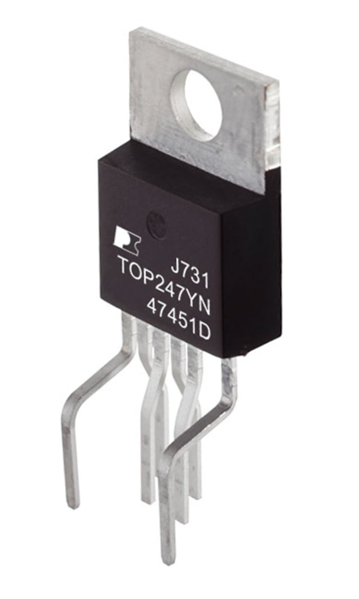 Power Integrations TOP249YN AC-DC Dönüştürücüsü, 7-Pinli, DIPB