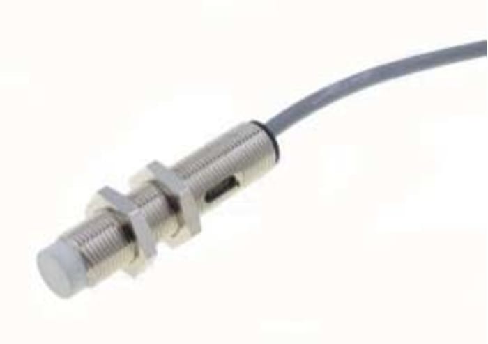 RS PRO Capacitive Threaded Barrel Proximity Sensor, M12, 4 mm Detection, PNP NO, 10 → 30 V dc