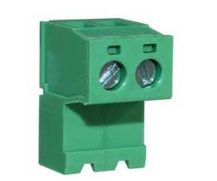 RS PRO, 5.08mm Pitch, 2 Way, Right Angle, Pluggable Terminal Block, Inverted Plug, Through Hole, Screw Termination