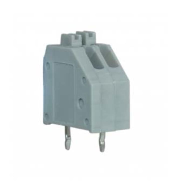 RS PRO PCB Terminal Block, 8-Contact, 2.5mm Pitch, Through Hole Mount, 1-Row, Screw Termination